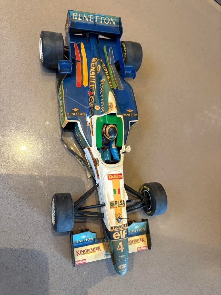 Formule 1 Beneton B 196 met schade Paul’s model art, Ophalen of Verzenden, MiniChamps