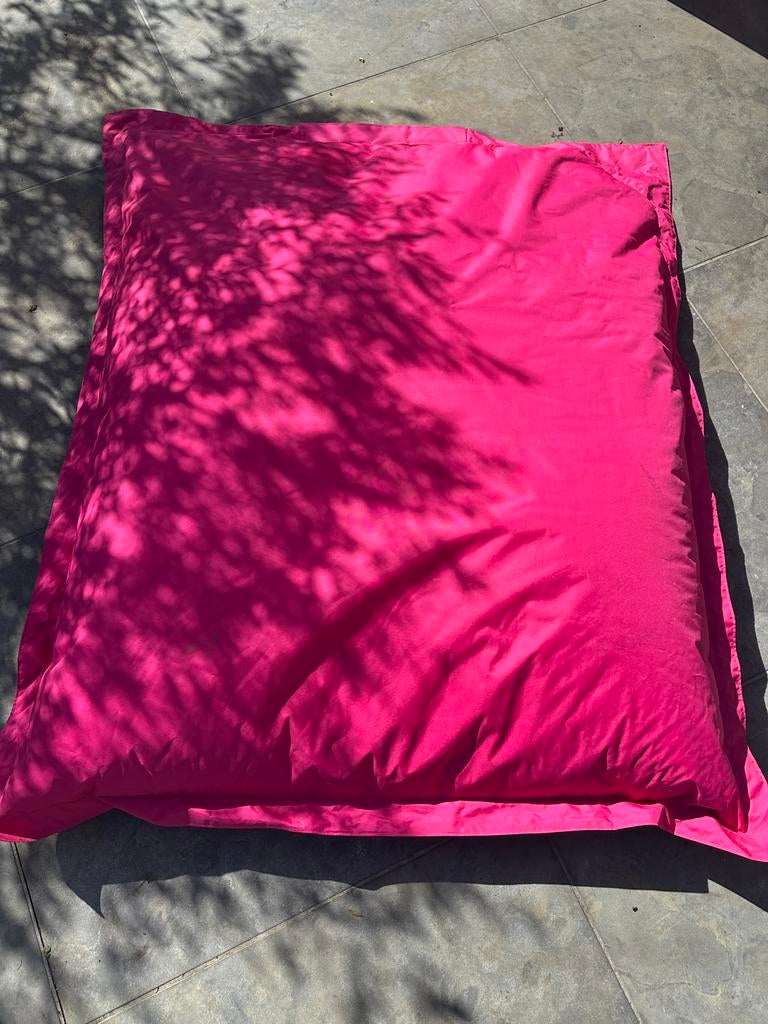 roze zitzak 160 x 140, Huis en Inrichting, Zitzakken, Ophalen, Zo goed als nieuw, Roze, Zitzak