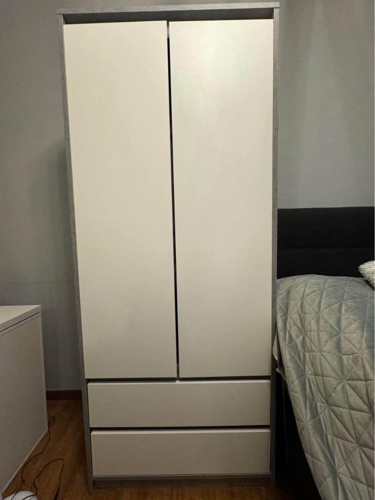 Kleerkast+bureau, Huis en Inrichting, Kasten | Kleerkasten, Ophalen, 50 tot 100 cm, Zo goed als nieuw, 150 tot 200 cm