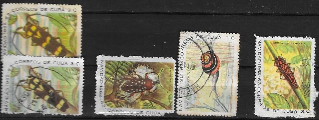 Timbres animaux insectes, Envoi, Affranchi