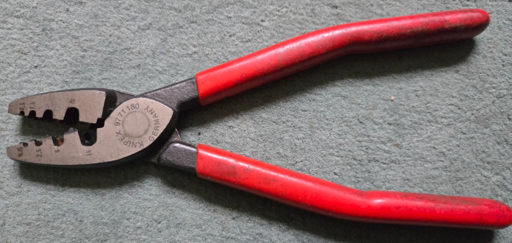 Knipex 9771180 Pince à sertir - 180 mm, Enlèvement ou Envoi, Comme neuf