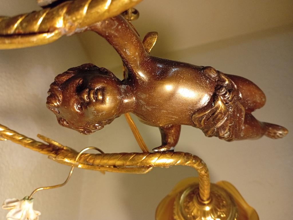 Exceptionnel lustre vintage, Enlèvement, Verre