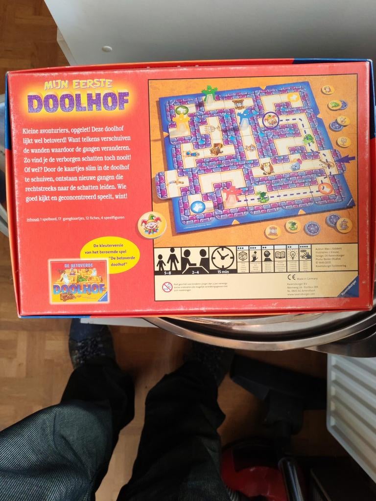 Mijn eerste doolhof, Ophalen