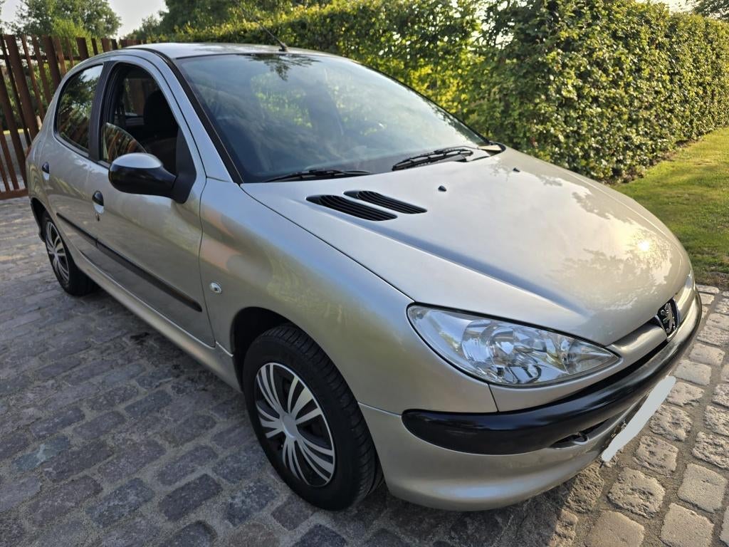 Peugeot 206 1.4i / 236.962 km / benzine / 5-deurs, Autos, Argent ou Gris, Achat, Entreprise, Boîte manuelle