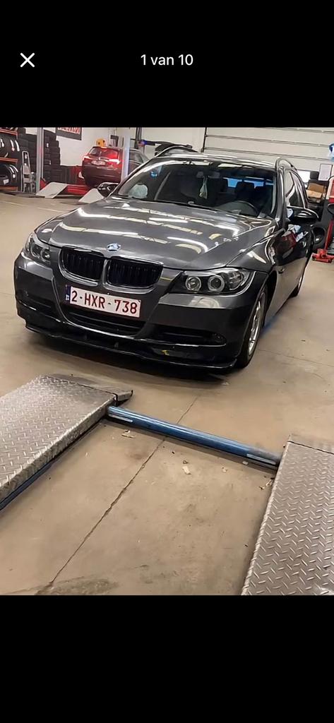 BMW 320D e91 2006 met stage 1plus +- 200 hp, Autos, Argent ou Gris, Achat, Entreprise, Boîte manuelle