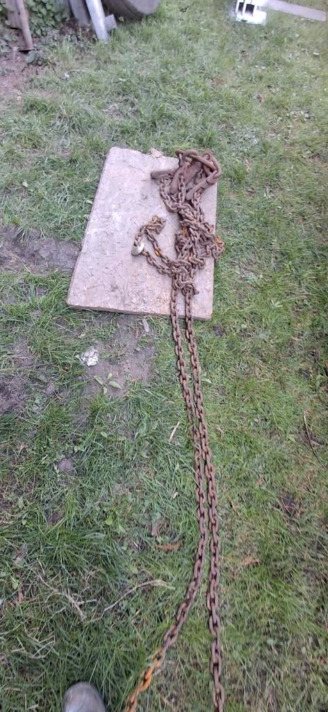 4sprong ketting voor kraan, Ophalen