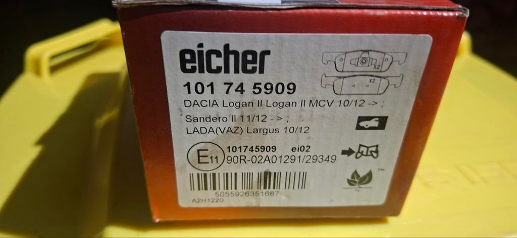 Plaquettes de frein Dacia, Autos : Pièces & Accessoires, Enlèvement ou Envoi, Dacia