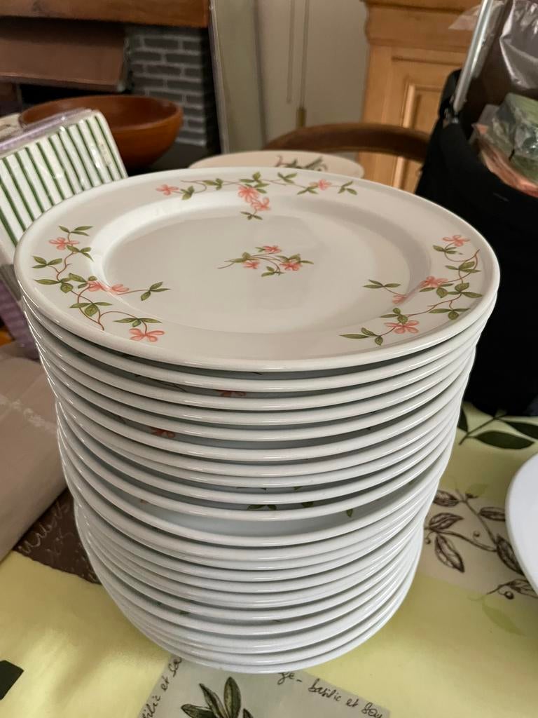 Servies: grote borden -24 stuks, Huis en Inrichting, Ophalen, Porselein, Bord(en)