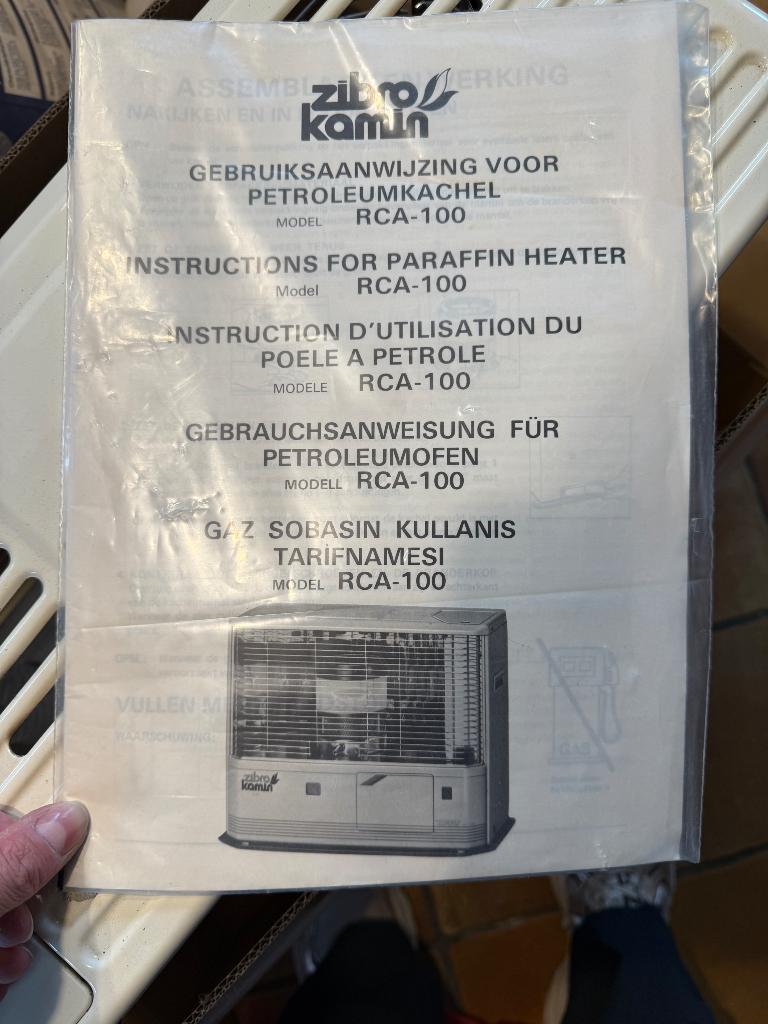 Petroleumkachel, Enlèvement, Chauffage au kérosène