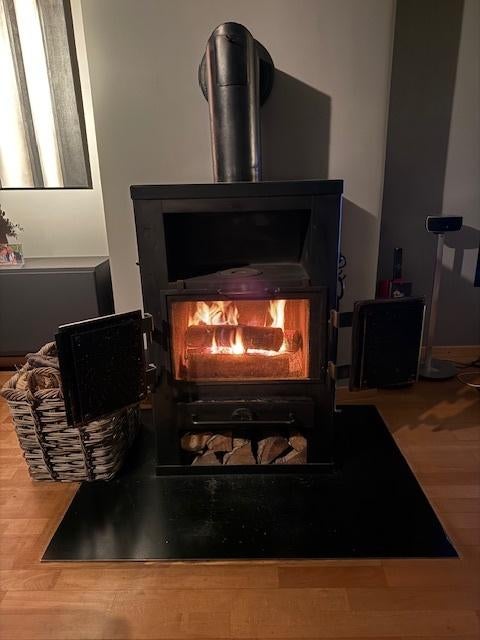 houtkachel, Ophalen, Gebruikt, Houtkachel, Vrijstaand