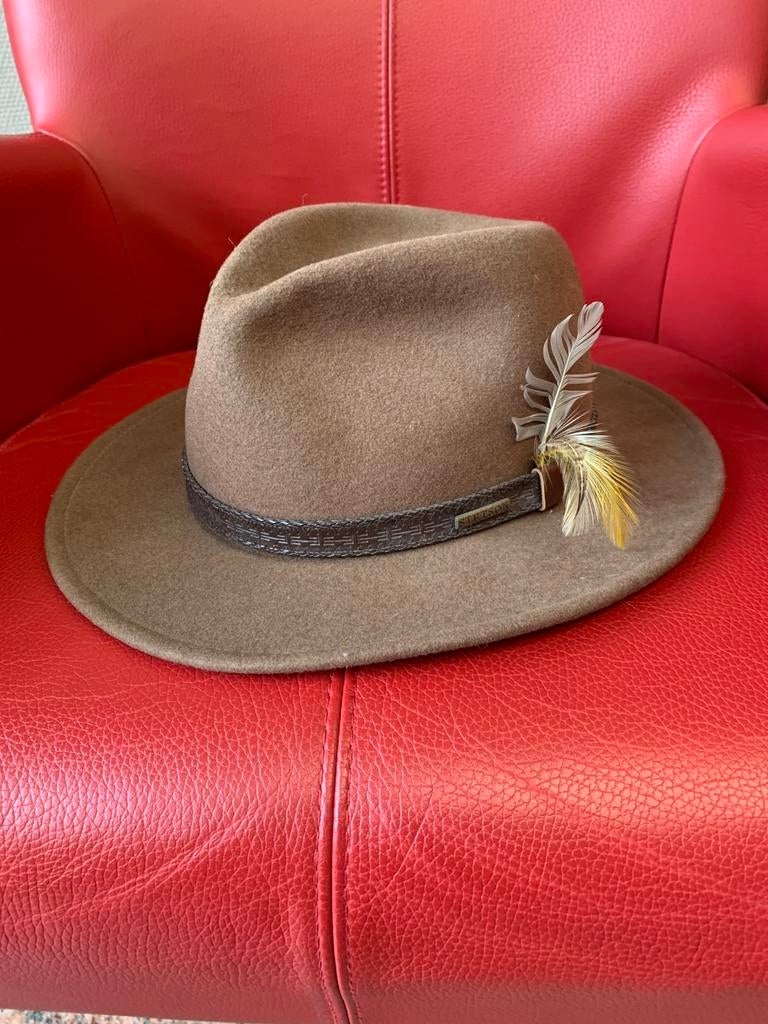 Stetson hoed maat 57, Ophalen of Verzenden, Zo goed als nieuw, Hoed