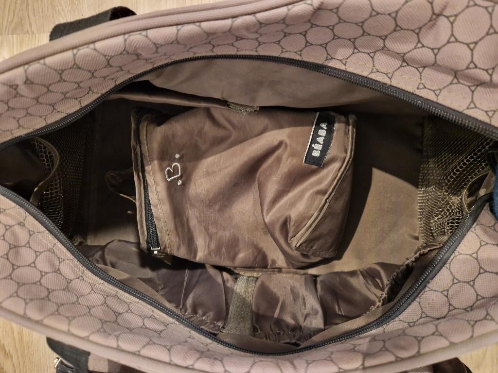 Beaba luiertas: goede staat, veel vakken/verzorgingsmat, €15, Enlèvement, Utilisé, Sac d'épaule