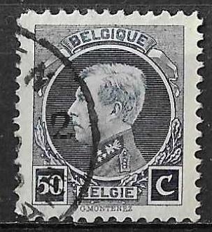 België OPC 211D Z.M. Koning Albert I Montenez, Ophalen of Verzenden, Gestempeld, Koninklijk huis