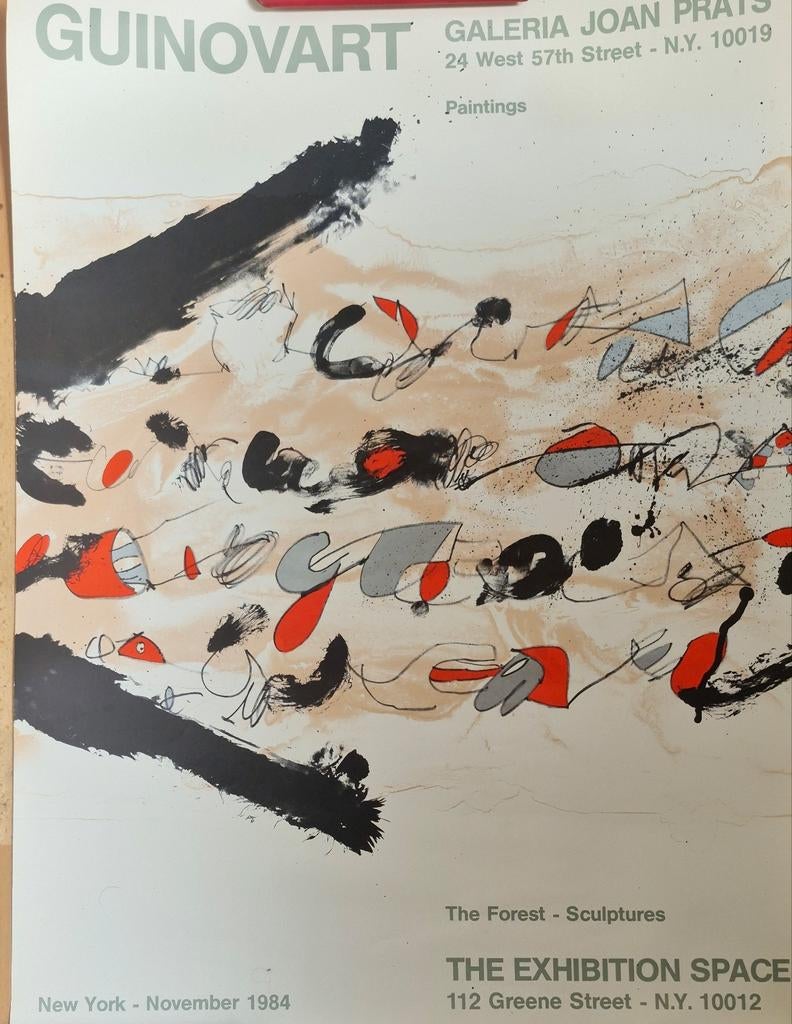 Affiche lithographique Guinovart, Enlèvement ou Envoi, Comme neuf