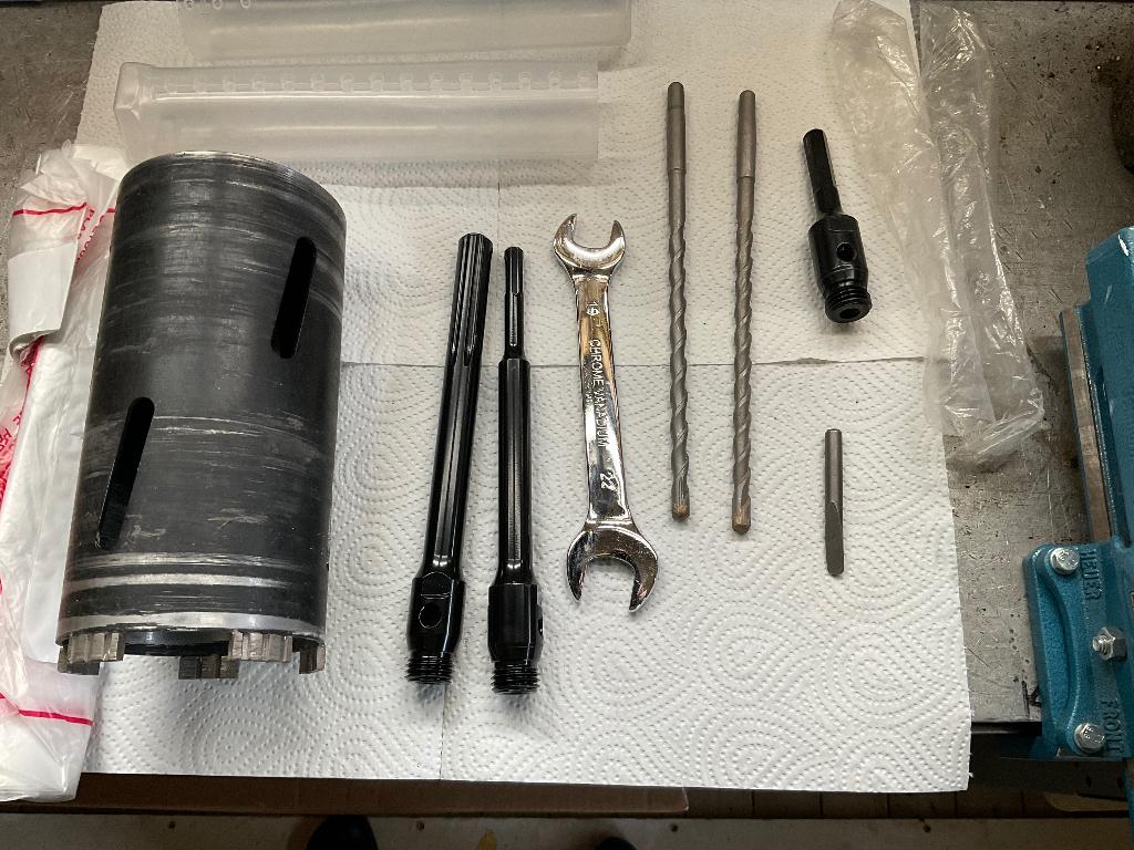 Diamantboor 102 x200 mm met toegbehoren, Enlèvement, Comme neuf, Autres types