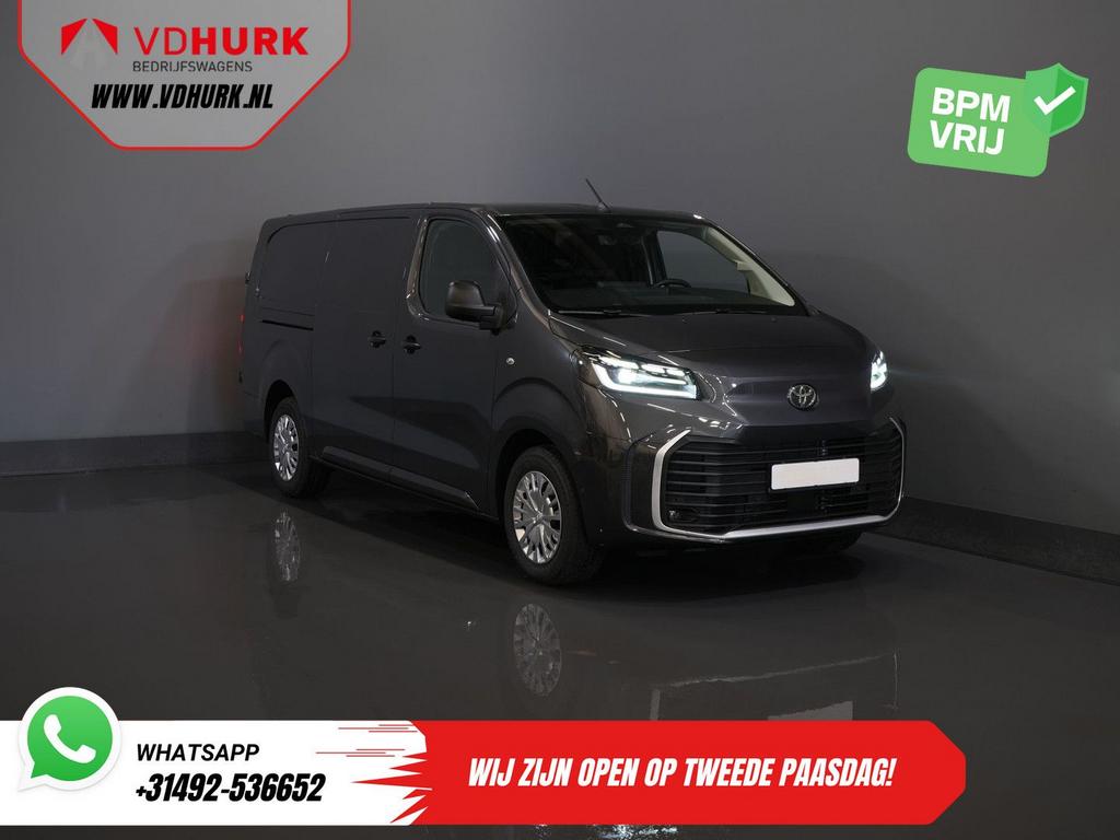 Toyota PROACE Electric Worker 75 kWh L3 345 km WLTP LED/ Sne, Automaat, Parkeersensor, Toyota, Zilver of Grijs