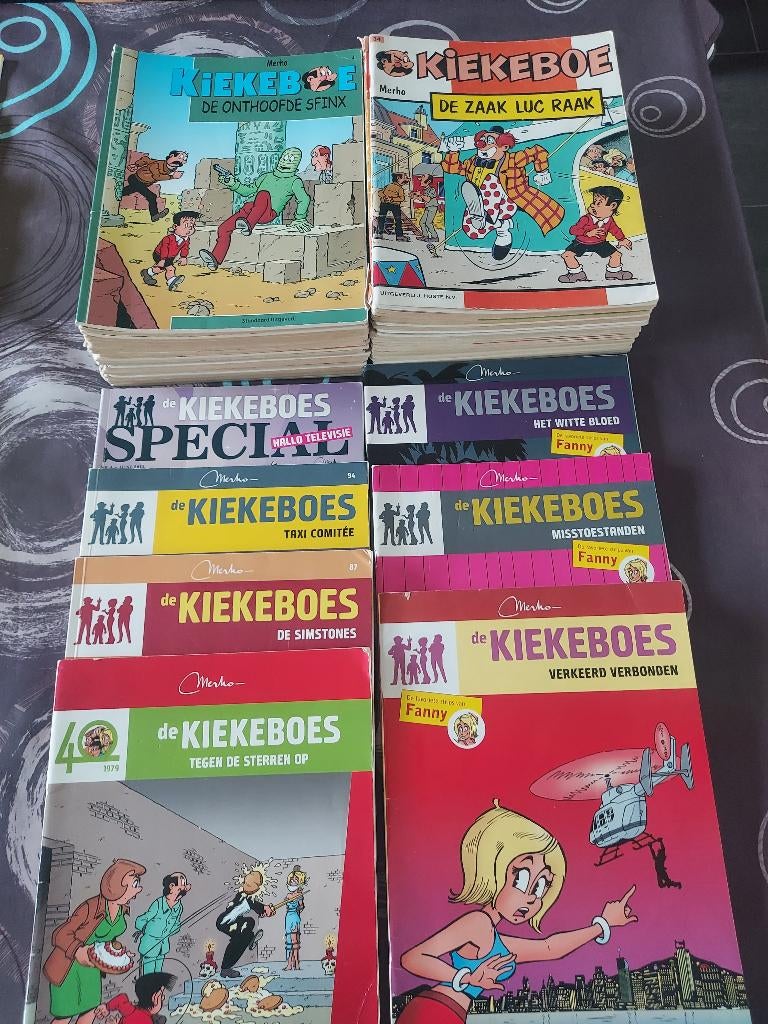 Meer dan 110strips , kiekeboe, urbanus, Lucky Luke enz, Enlèvement ou Envoi, Utilisé