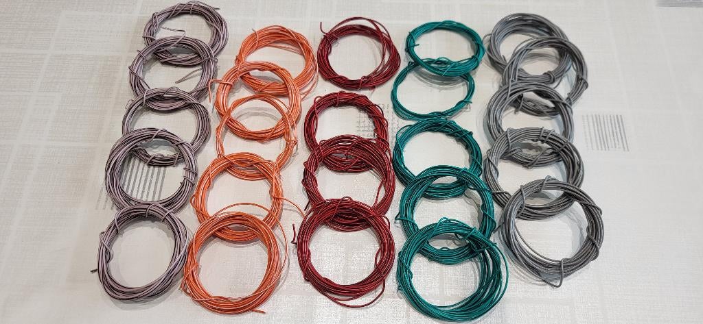 elektro draad voor treinbaan - 100 meter !, Ophalen of Verzenden, Zo goed als nieuw, Gelijkstroom of Wisselstroom