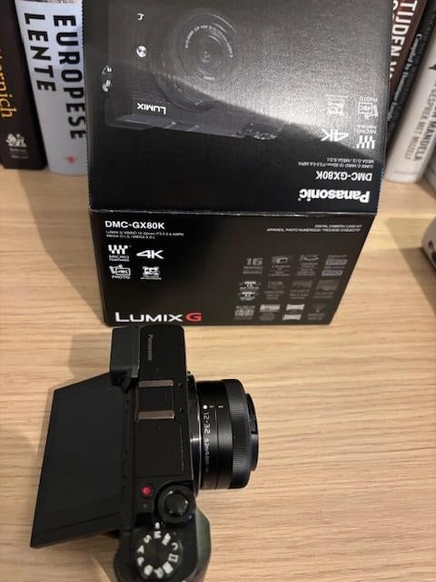 Panasonic GX80 fotocamera, Audio, Tv en Foto, Videocamera's Digitaal, Ophalen of Verzenden, Zo goed als nieuw, Camera, Panasonic