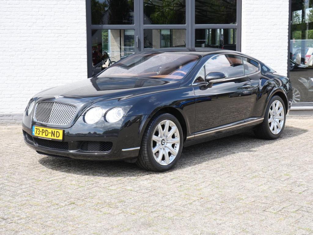 Bentley Continental GT 6.0 W12 Origineel NL 154000KM !!! Fis, Auto's, Bentley, Automaat, Continental, Zwart, Onderhoudsboekje