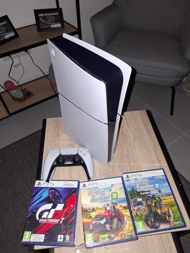 Ps5 slim  te koop / ruil, Games en Spelcomputers, Spelcomputers | Sony PlayStation 5, Ophalen, Zo goed als nieuw, Playstation 5