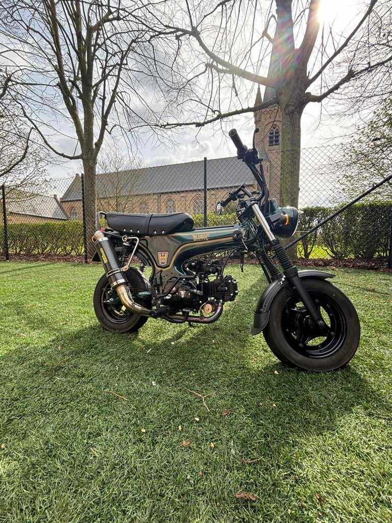 Bluroc Heritage 50cc Dax – nette staat, Ophalen, Klasse B (45 km/u), Zo goed als nieuw, 4 versnellingen