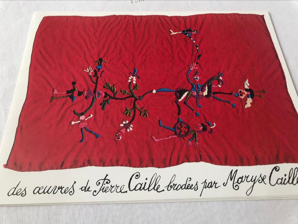 Pierre Caille Leperello 6 pages, Enlèvement ou Envoi, Comme neuf, Design graphique