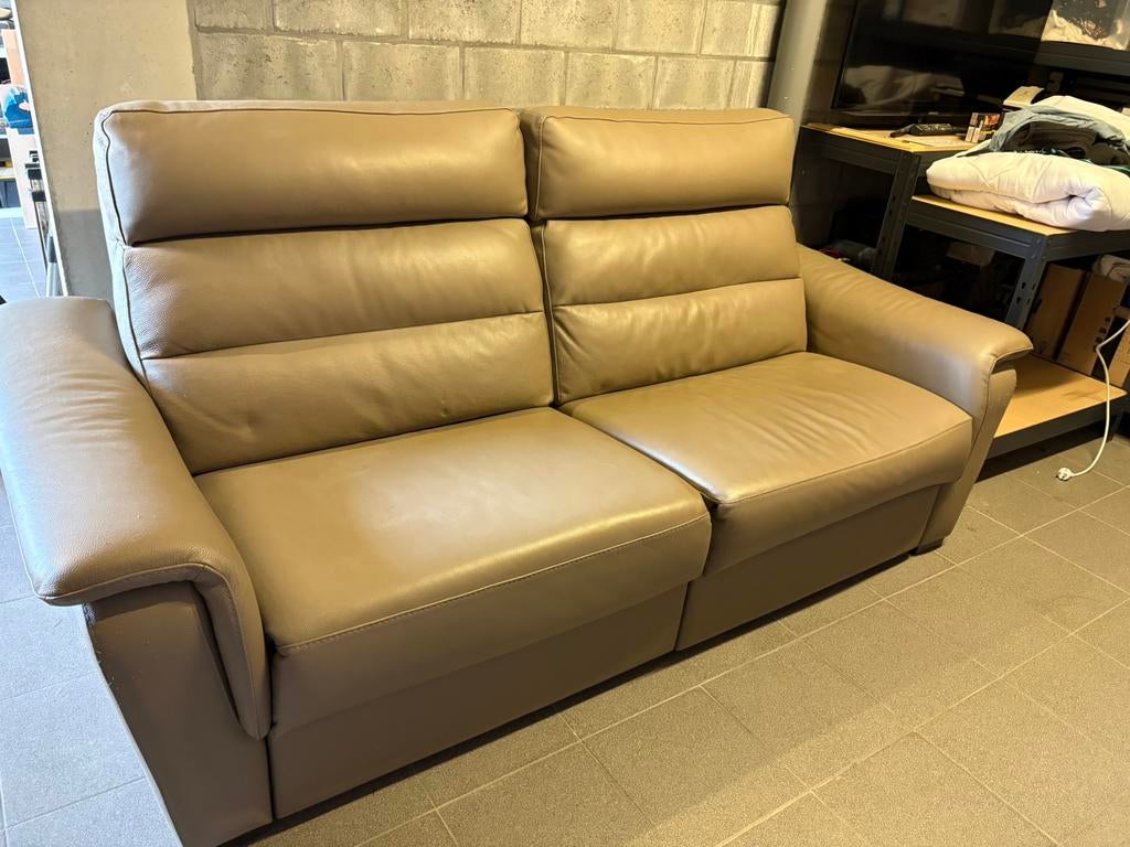 Dubbele relax 2 zit zetel, Banc droit, Enlèvement, Utilisé, Cuir