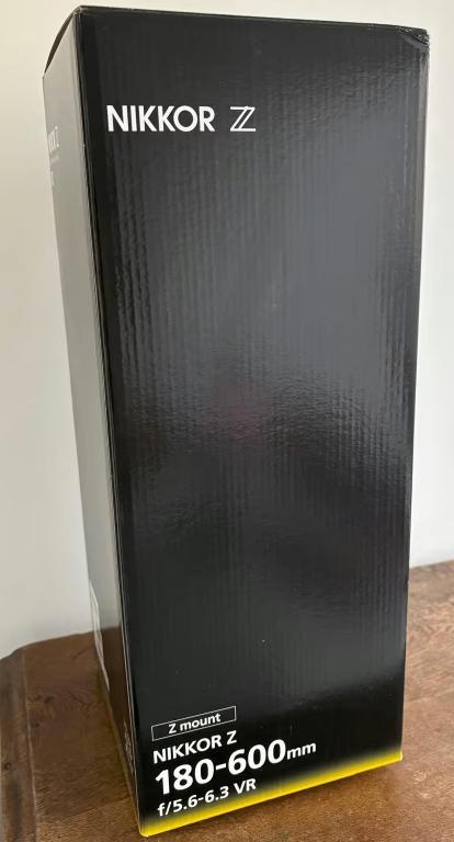 Nikon NIKKOR Z 180-600mm f/5.6-6.3 VR - camera lens, Audio, Tv en Foto, Fotocamera's Digitaal, Nieuw, Nikon, Ophalen