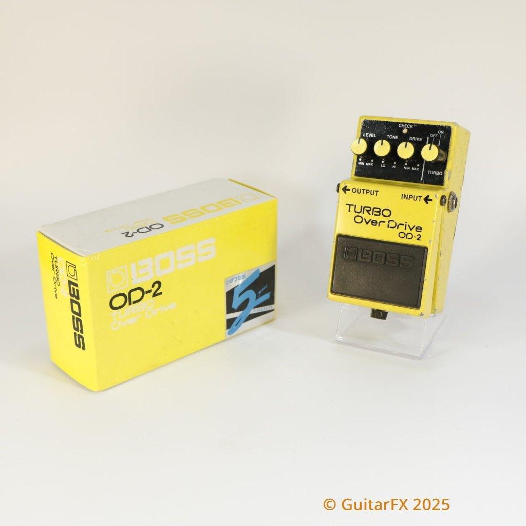 Boss OD-2 Turbo overdrive modded studio quality (made in Tai, Musique & Instruments, Effets, Utilisé, Enlèvement ou Envoi