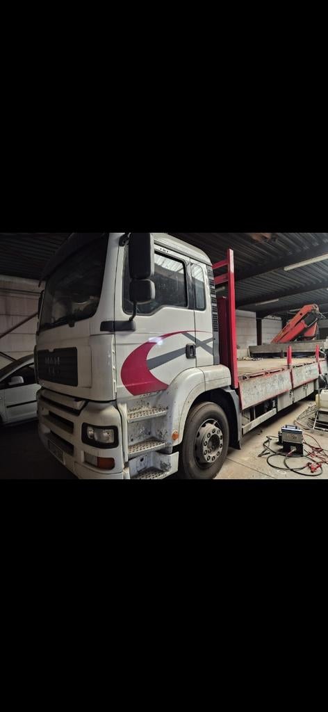 MAN vrachtwagen met kraan, Bedrijf, Te koop, MAN