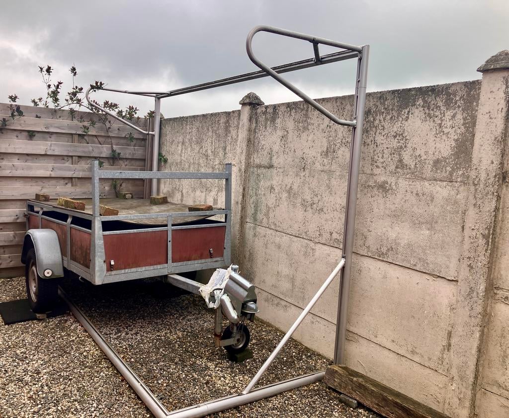 Voetbaldoel aluminium 300x200m nieuw net, Ophalen, Nieuw