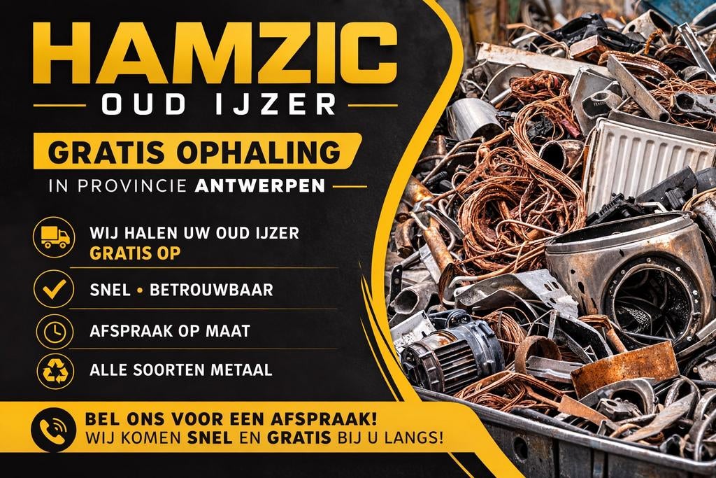 Oud ijzer gratis ophallen, Enlèvement ou Envoi