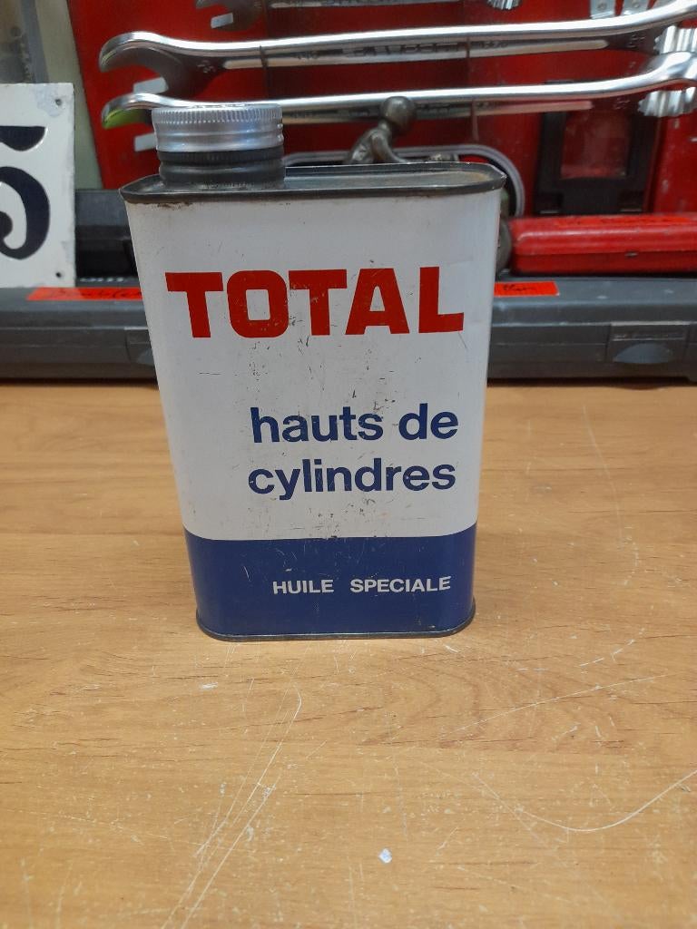 ancien bidon huile vide total hauts cylindres, Envoi, Utilisé, Autres types