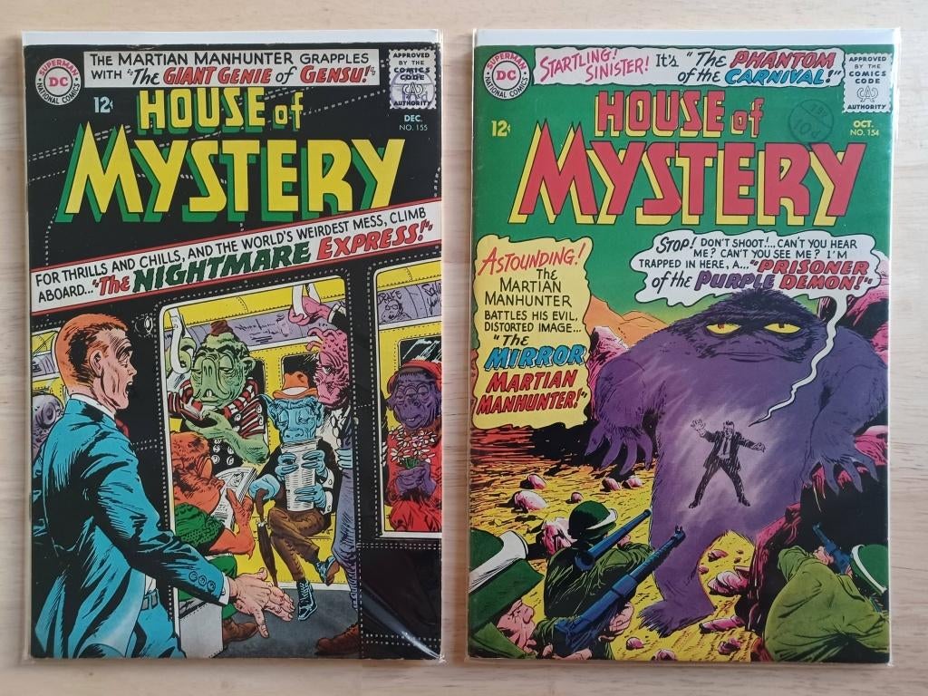 House Of Mystery 154,155 (1965), Boeken, Strips | Comics, Gelezen, Meerdere comics, Amerika, Ophalen of Verzenden