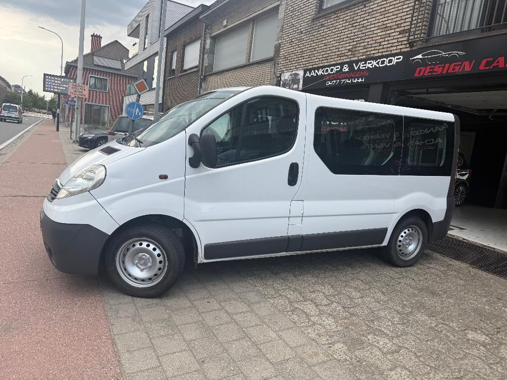 Opel Vivaro PMR rolstoel+5-zits netto 8264, Auto's, 4 deurs, Wit, Bedrijf, Grijs