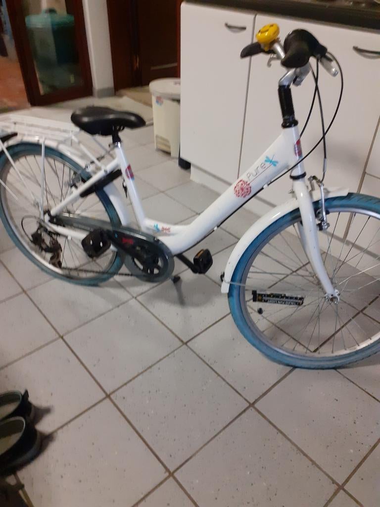 Meisjesfiets maat 24 inch, Fietsen en Brommers, Fietsen | Vouwfietsen, Ophalen, 20 inch of meer, Versnellingen, Zo goed als nieuw