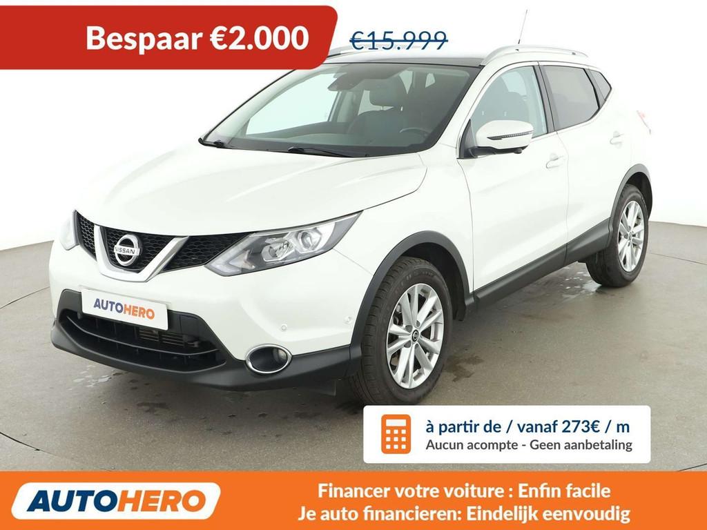 Nissan QASHQAI 1.2 Tekna (bj 2017, automaat), Auto's, Lichtsensor, Gebruikt, 116 pk, Leder