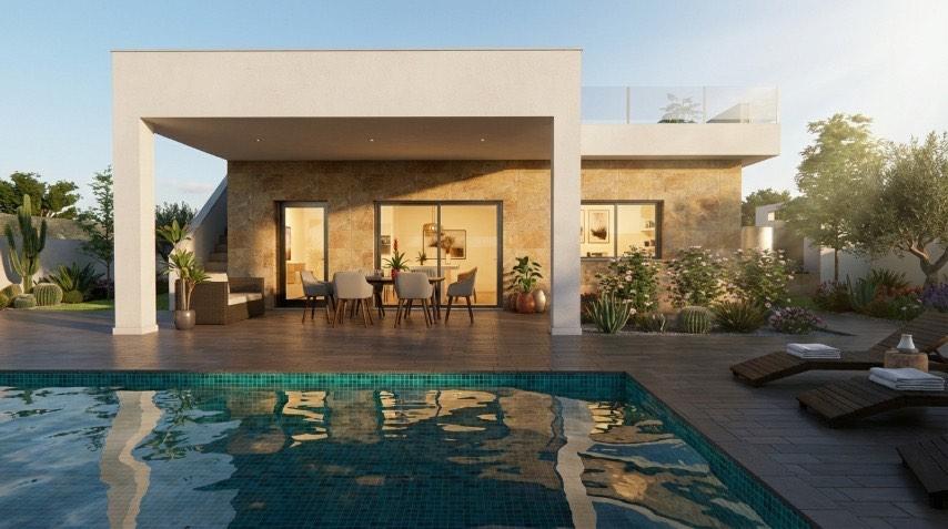 Villa en espagne piscine privative a vendre, Immo, Orihuela Costa, 120 m², Maison d'habitation, Campagne