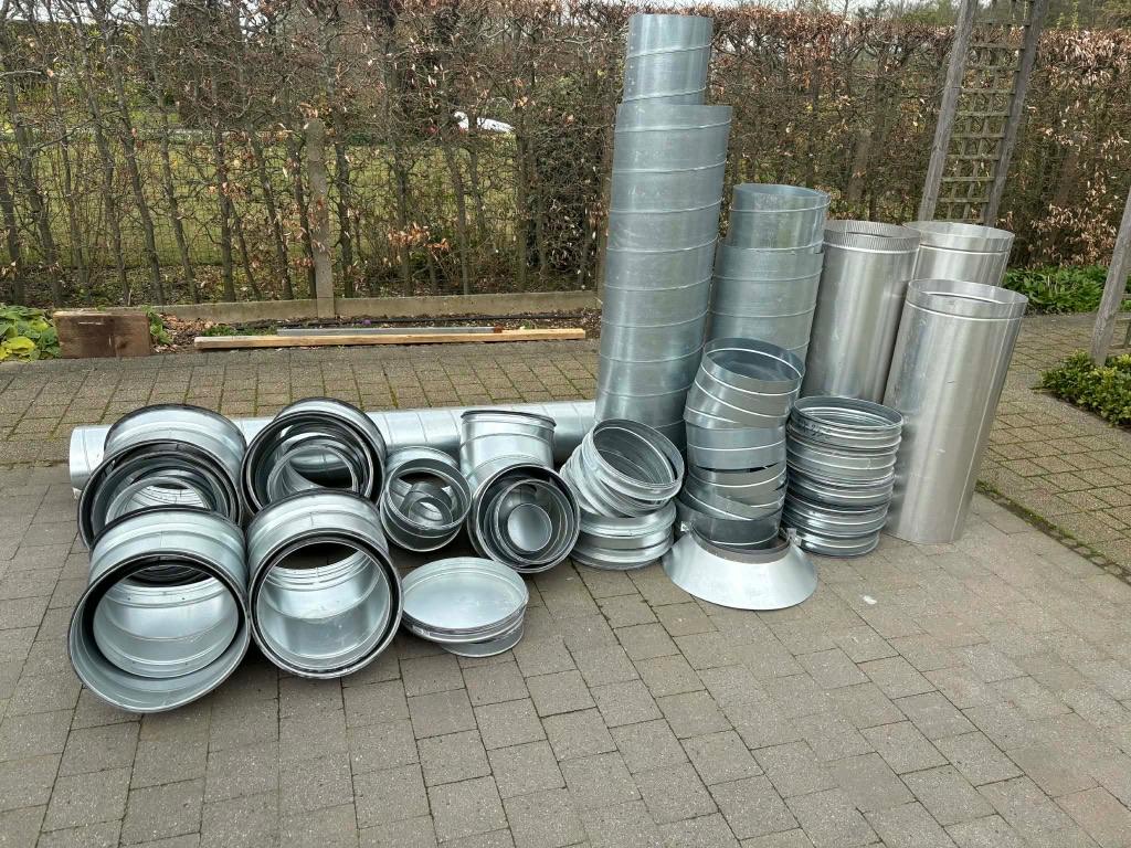 Ventilatie of dampkap  buizen en koppelstukken, Doe-het-zelf en Bouw, Ophalen, Nieuw, Ventilator en Afzuiger