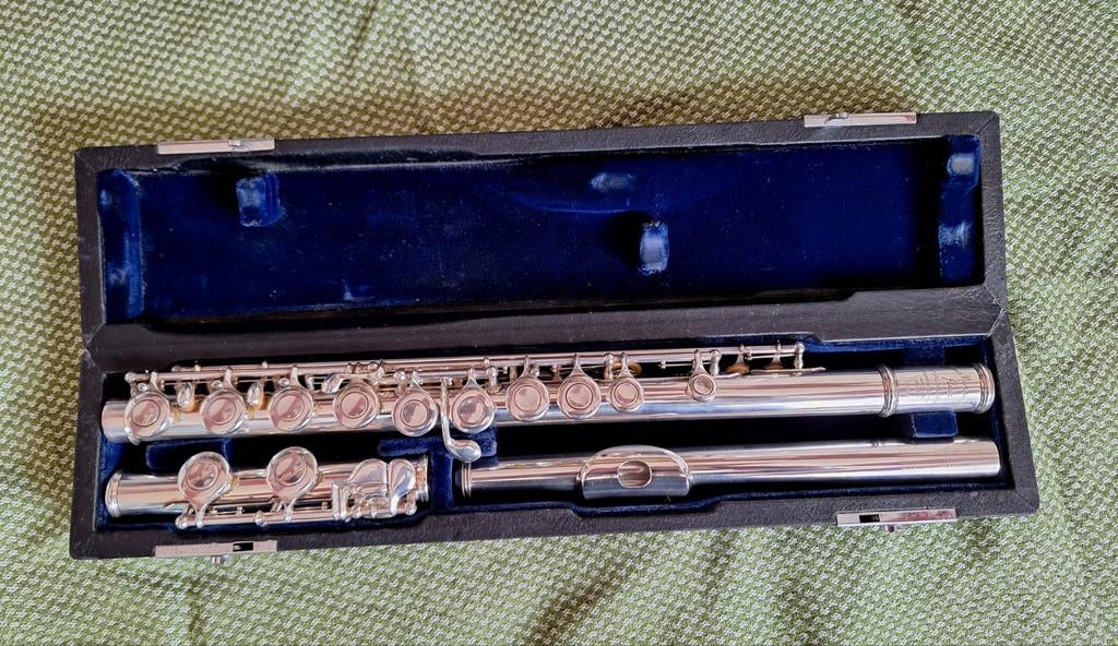 Muramatsu st dwarsfluit, volledig sterling, Muziek en Instrumenten, Blaasinstrumenten | Dwarsfluiten en Piccolo's, Ophalen of Verzenden