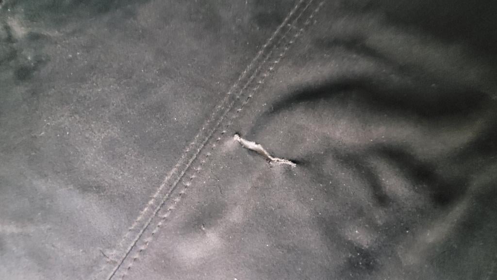 Zwarte zetel, Huis en Inrichting, Ophalen, 250 tot 300 cm, Gebruikt, Hoekbank