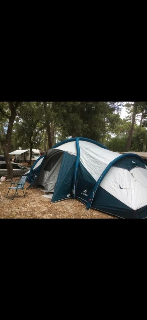 Tente quechua gonflable  7m40 de long pour 8 personnes, Enlèvement