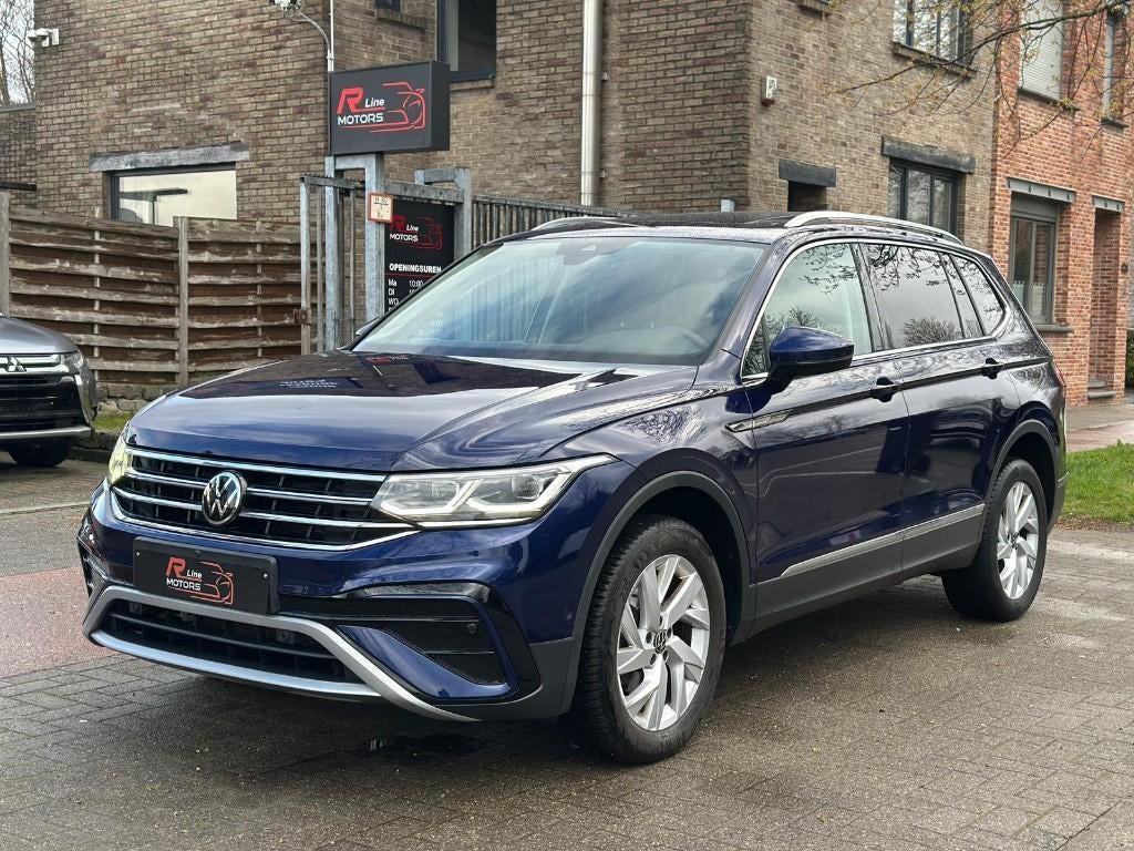 VW Tiguan Allspace 2.0TDI - 7zit - 2021 - Veel opties !, Auto's, 4 deurs, 4 cilinders, Blauw, 7 zetels