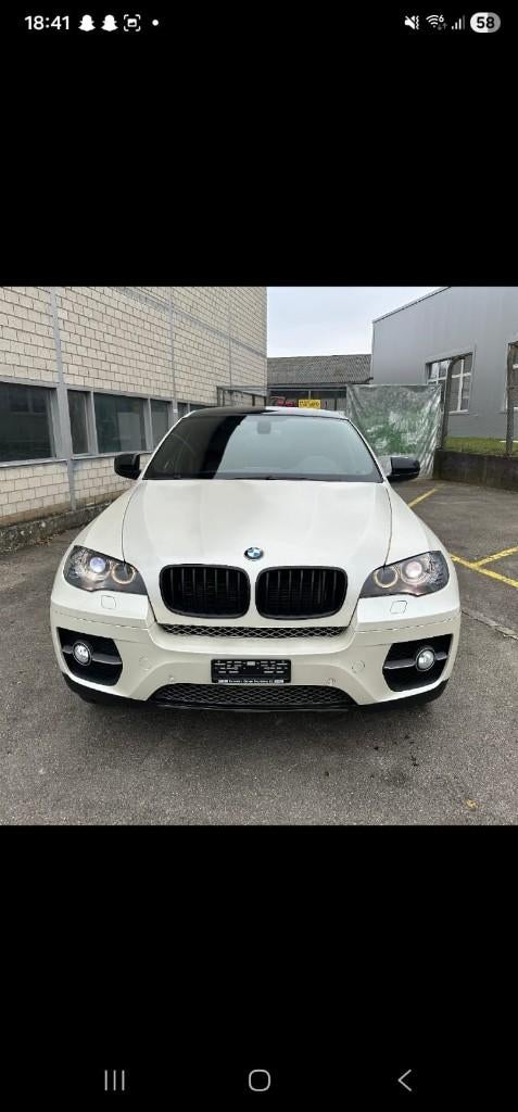 BMW X6 3.5i X-Drive, Auto's, BMW, 4 zetels, Wit, Bruin, Particulier