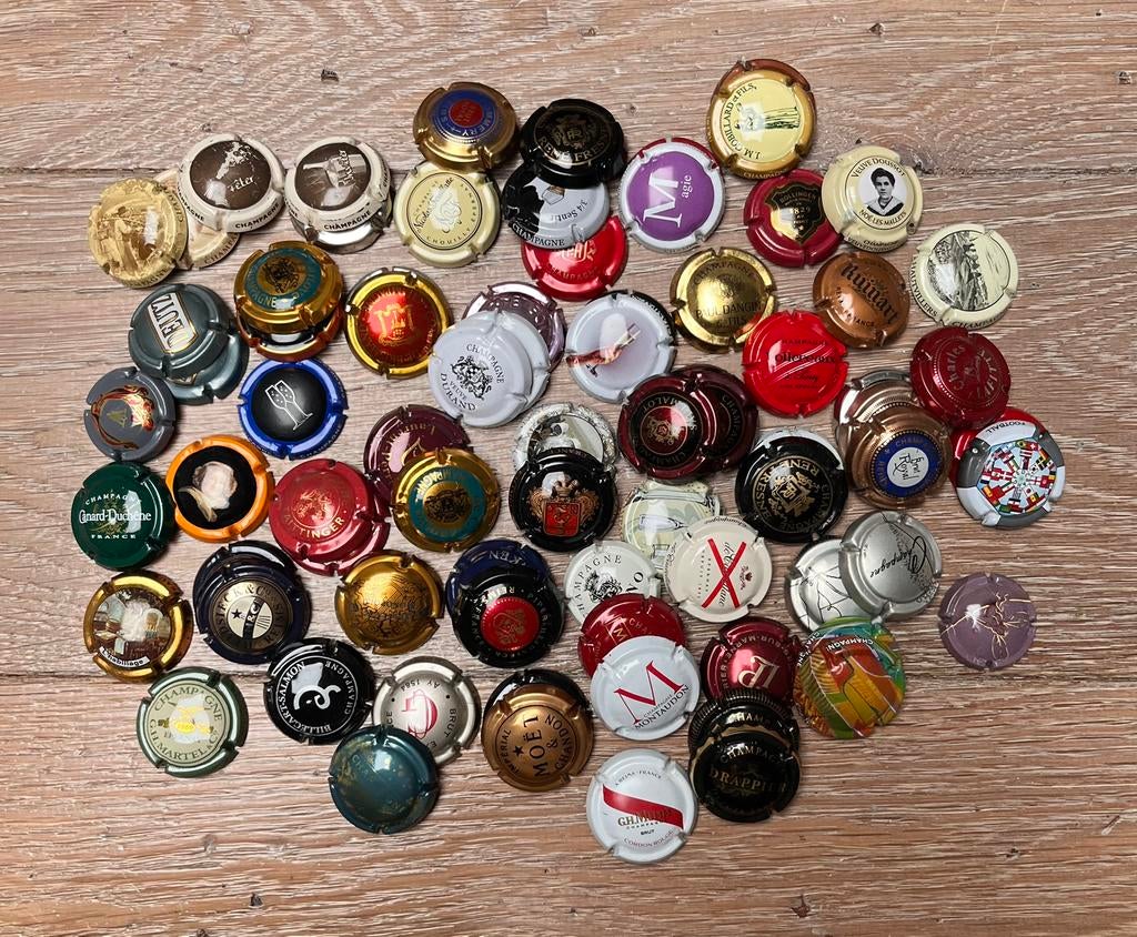 verschillende Champagnecapsules lot B 9, Ophalen of Verzenden