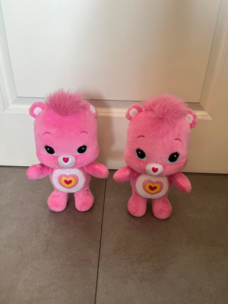 2 care bears interactief, Kinderen en Baby's, Speelgoed | Knuffels en Pluche, Ophalen of Verzenden, Zo goed als nieuw, Beer