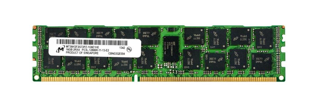 16GB 2Rx4 PC3L-12800R DDR3-1600 ECC Micron HP, Computers en Software, RAM geheugen