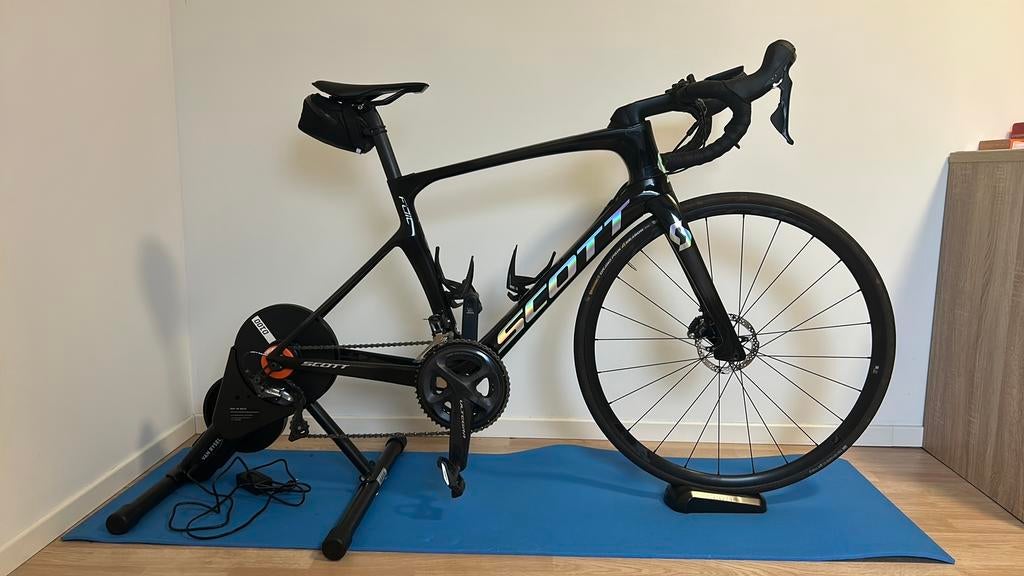 Scott foil 20 carbon 54 met rollen D100 van rysel, Fietsen en Brommers, Fietsen | Racefietsen, Ophalen, Zo goed als nieuw