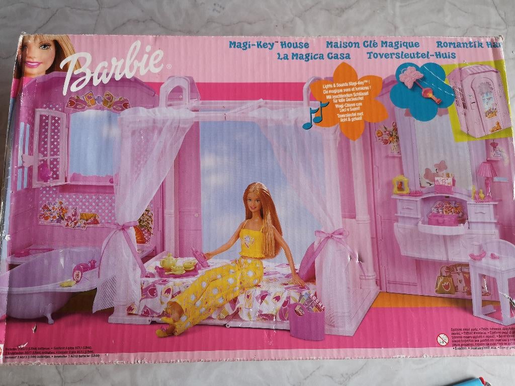 Barbie Magi-Key House, Kinderen en Baby's, Speelgoed | Poppen, Ophalen, Gebruikt, Barbie